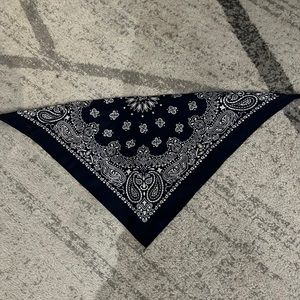 Versatile Blue and White Bandana